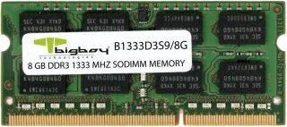 Bigboy B1333D3S9-8G 8 GB 1333 MHz DDR3 Ram kullananlar yorumlar